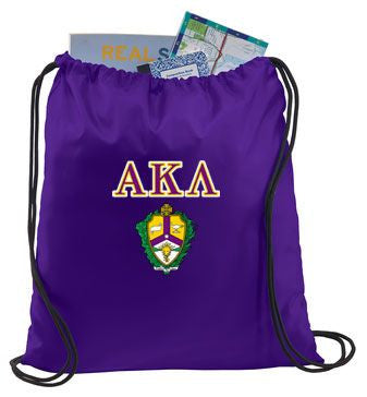Alpha Kappa Lambda Crest - Shield Cinch Sack