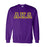 Alpha Kappa Lambda Fraternity Crest Shield Twill Letter Crewneck Sweatshirt Alpha Kappa Lambda Fraternity Crest - Shield Twill Letter Crewneck Sweatshirt