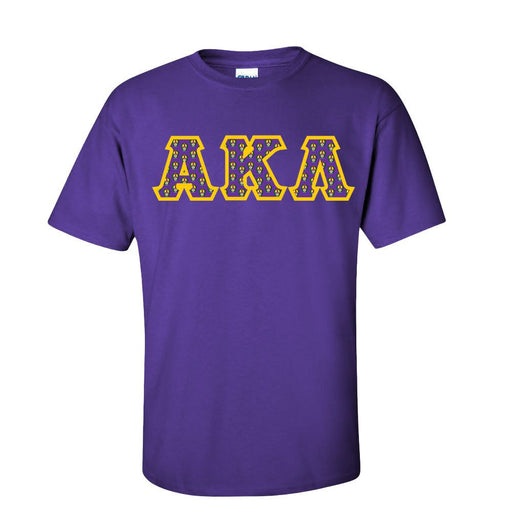 Alpha Kappa Lambda Alpha Kappa Lambda Fraternity Crest - Shield Twill Letter Tee