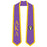 Discount Alpha Kappa Lambda Greek 2 Tone Lettered Graduation Sash Stole DISCOUNT-Alpha Kappa Lambda Greek 2 Tone Lettered Graduation Sash Stole