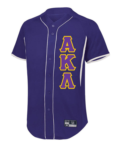Alpha Kappa Lambda Alpha Kappa Lambda Lettered Baseball Jersey