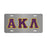 Alpha Kappa Lambda Lettered License Covers ALPHA KAPPA LAMBDA LETTERED LICENSE COVERS