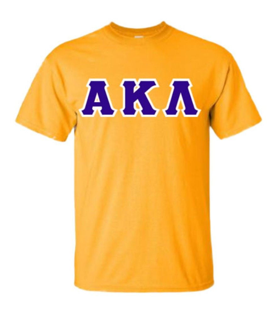 Alpha Kappa Lambda Lettered Shirts Alpha Kappa Lambda Lettered Shirts
