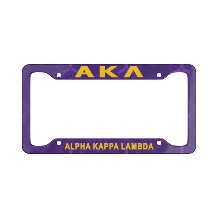 Alpha Kappa Lambda License Plate Frame New Alpha Kappa Lambda License Plate Frame - New
