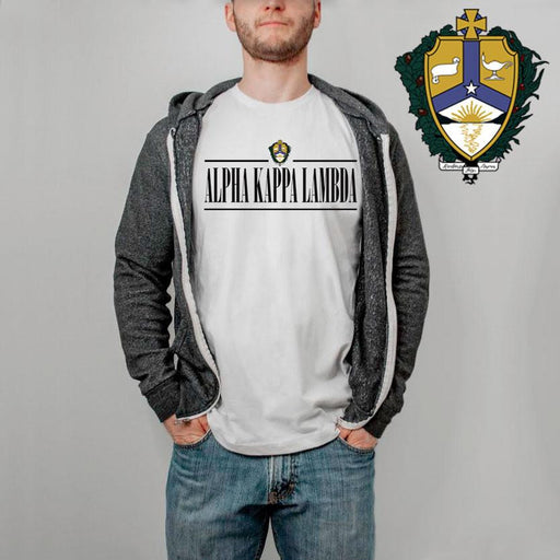 Alpha Kappa Lambda Alpha Kappa Lambda Line Crest T-shirt