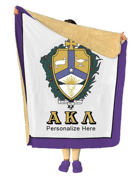 Alpha Kappa Lambda Sherpa Lap Blanket Alpha Kappa Lambda Sherpa Lap Blanket