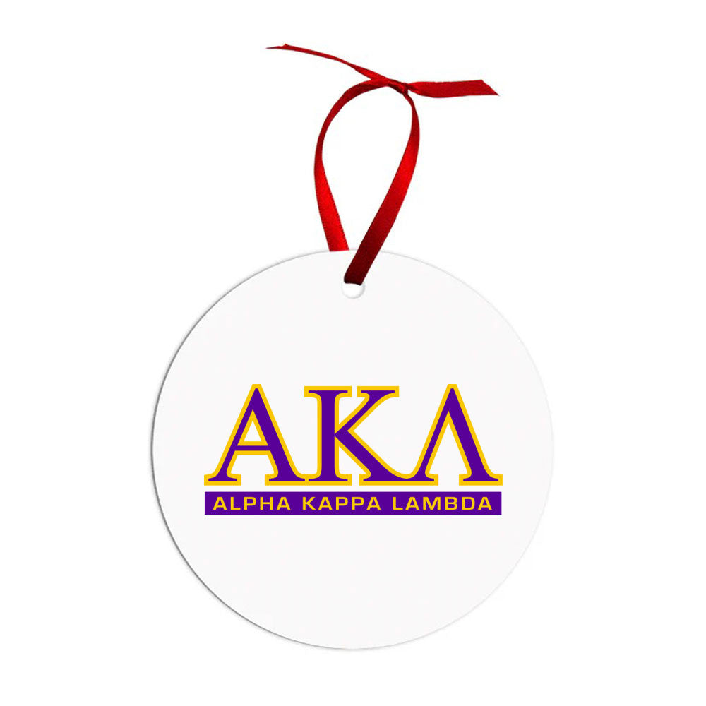 Alpha Kappa Lambda Classic Circle Ornaments Alpha Kappa Lambda Classic Circle Ornaments