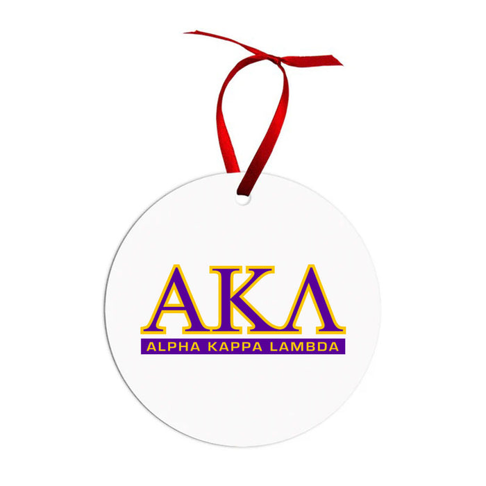 Alpha Kappa Lambda Classic Circle Ornaments Alpha Kappa Lambda Classic Circle Ornaments