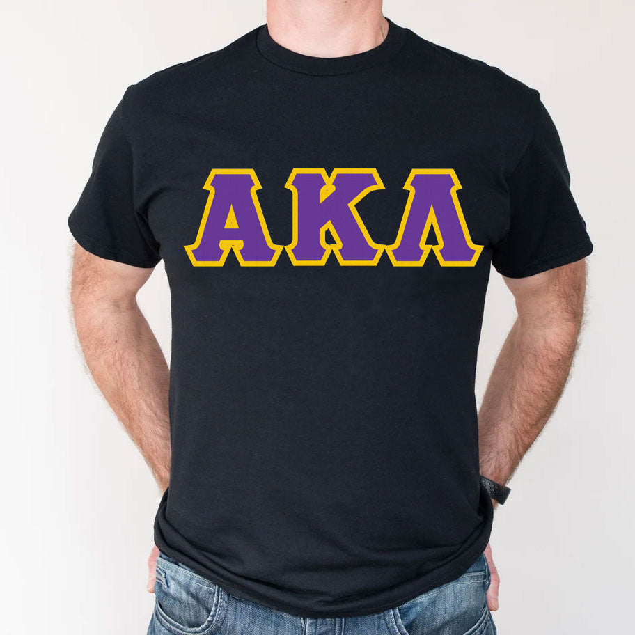 Alpha Kappa Lambda Custom Twill Short Sleeve T Shirt Alpha Kappa Lambda Custom Twill Short Sleeve T-Shirt