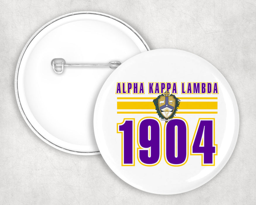 Alpha Kappa Lambda Est Year Button Alpha Kappa Lambda Est Year Button