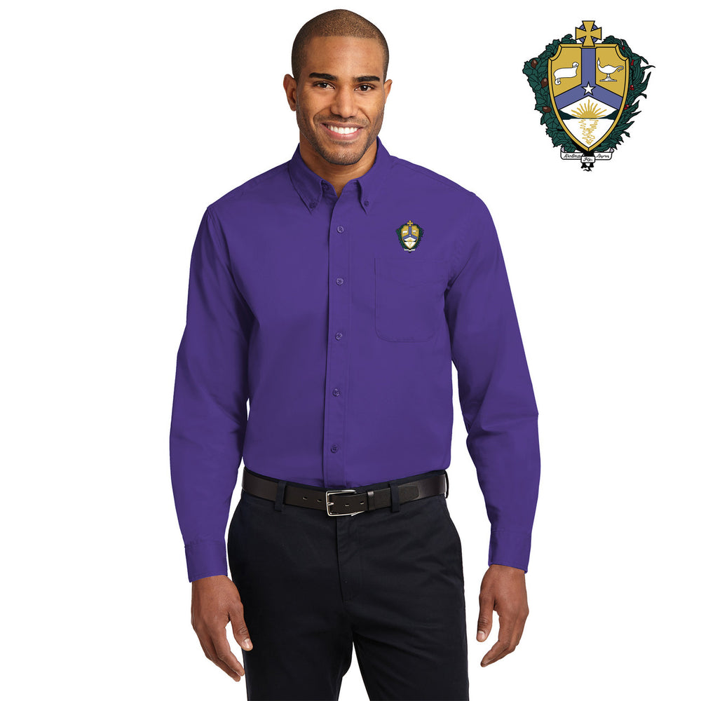 Discount Alpha Kappa Lambda Long Sleeve Oxford DISCOUNT-Alpha Kappa Lambda Long Sleeve Oxford