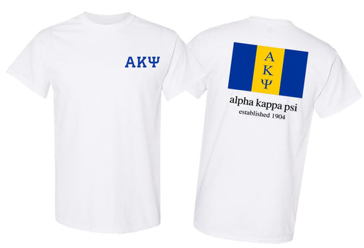 Alpha Kappa Psi Alpha Kappa Psi Flag T-shirts
