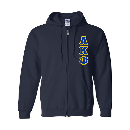 Alpha Kappa Psi Alpha Kappa Psi Heavy Full Zip Hoodie - 3