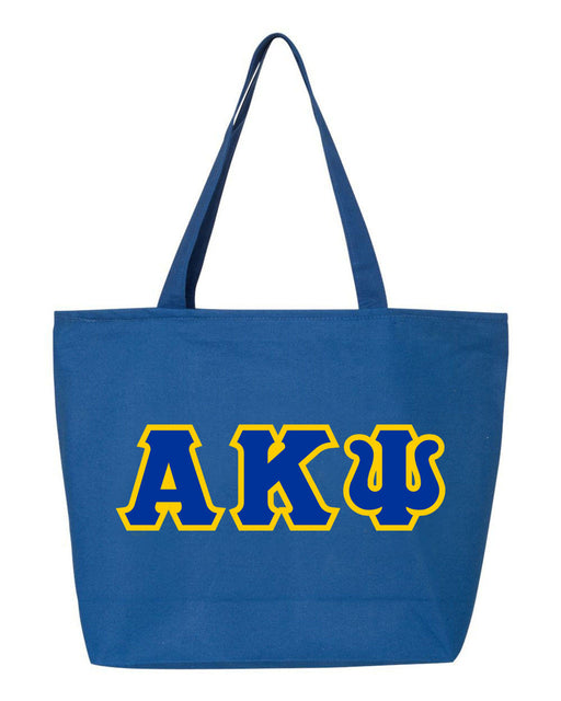 Alpha Kappa Psi DISCOUNT- Alpha Kappa Psi Lettered Tote Bag - Best Value