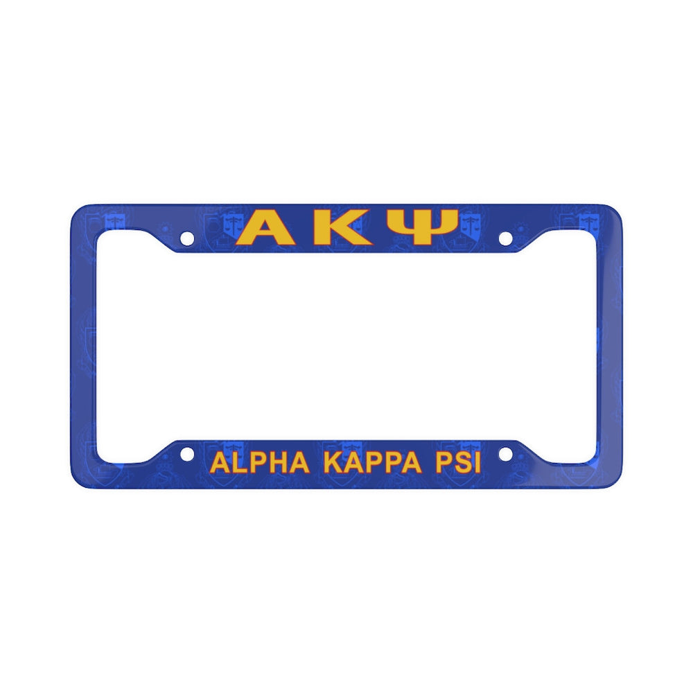 Alpha Kappa Psi License Plate Frame New Alpha Kappa Psi License Plate Frame - New