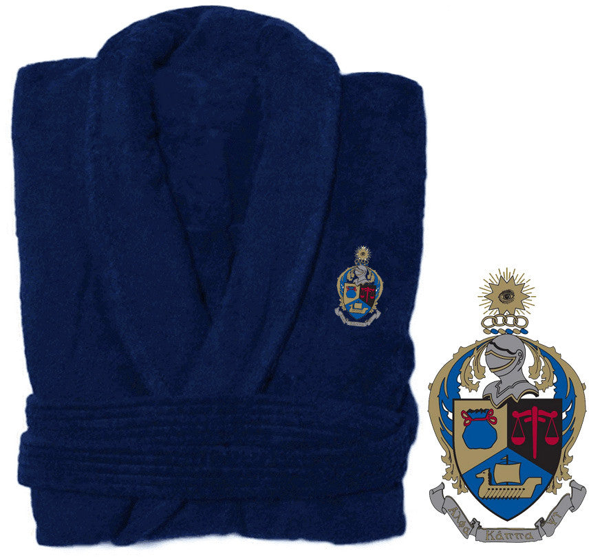 Discount Alpha Kappa Psi Patch Bathrobe DISCOUNT-Alpha Kappa Psi Patch Bathrobe