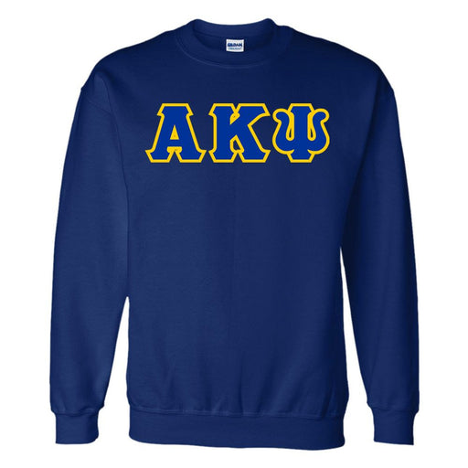 Alpha Kappa Psi Alpha Kappa Psi Lettered Crewneck Sweatshirt