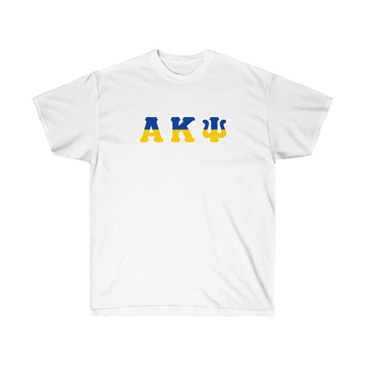 Alpha Kappa Psi Alpha Kappa Psi Two Toned Greek Lettered T-shirts