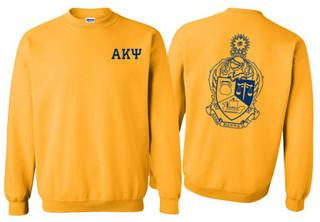 Alpha Kappa Psi Alpha Kappa Psi World Famous Crest - Shield Crewneck Sweatshirts
