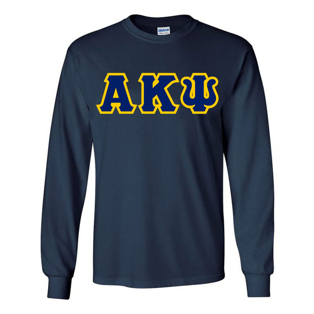Alpha Kappa Psi Lettered Long Sleeve Shirt Alpha Kappa Psi Lettered Long Sleeve Shirt