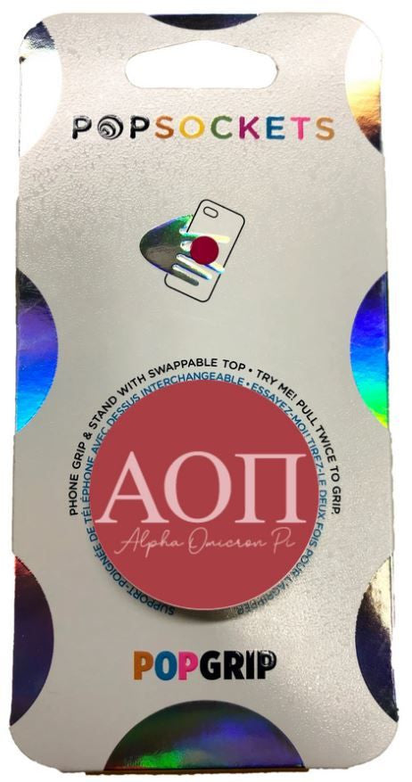 Trending Alpha Omicron Pi 2-Color PopSocket