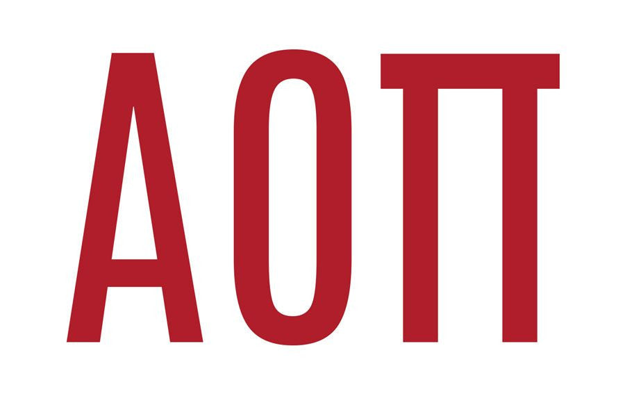 Alpha Omicron Pi Big Greek Letter Window Sticker Decal Alpha Omicron Pi Big Greek Letter Window Sticker Decal