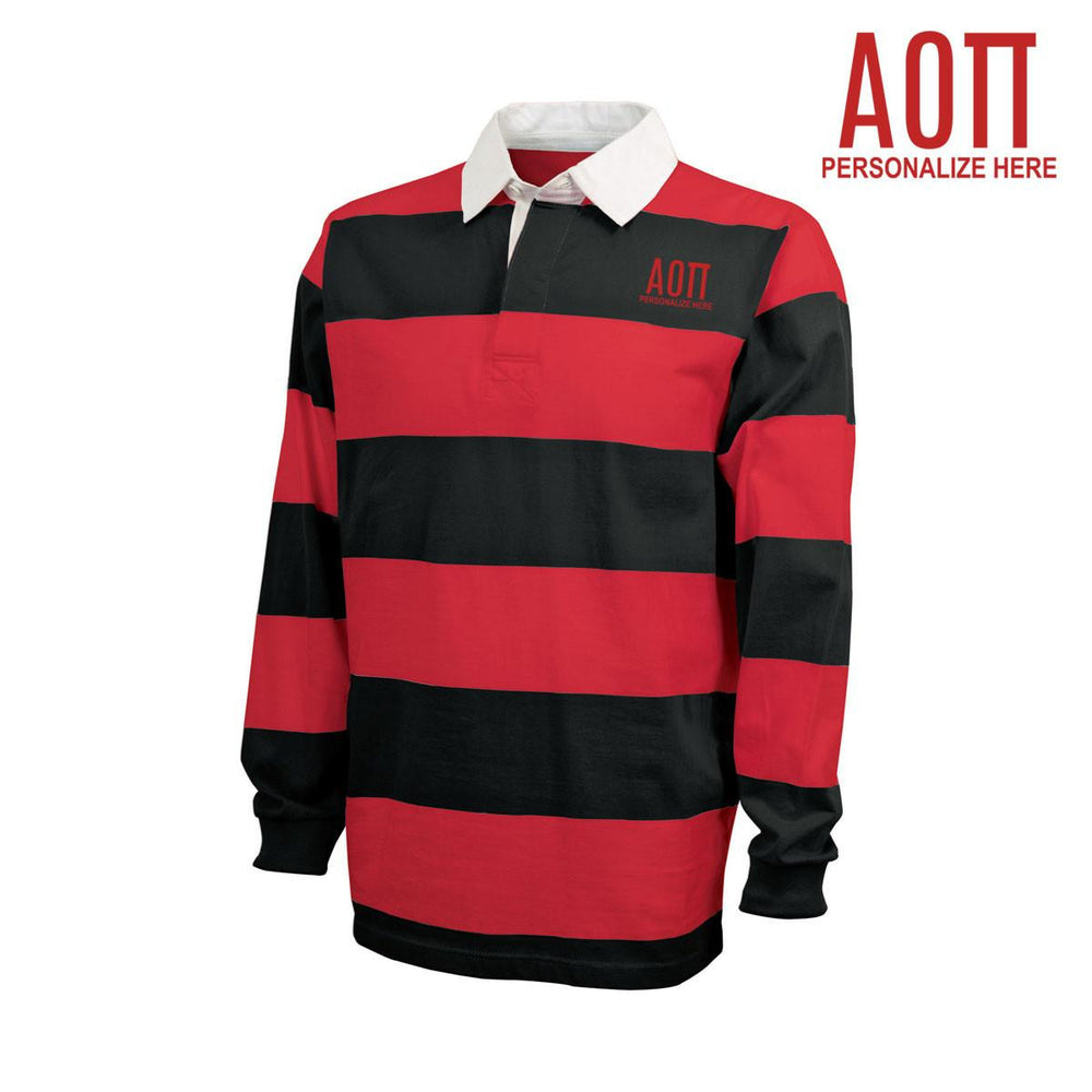 Alpha Omicron Pi Classic Rugby Shirt Alpha Omicron Pi Classic Rugby Shirt