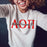 Printify Alpha Omicron Pi Greek Type Crewneck Sweatshirts Alpha Omicron Pi Greek Type Crewneck Sweatshirts