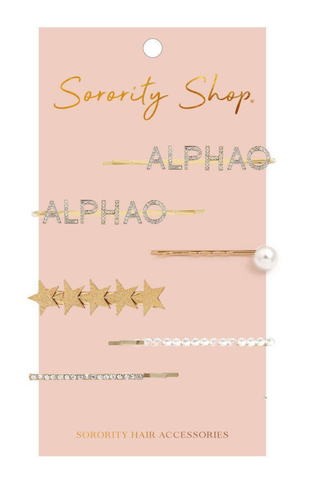Alpha Omicron Pi Hair Clips Alpha Omicron Pi Hair Clips