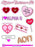 Alpha Omicron Pi Love Theme Stickers Alpha Omicron Pi Love Theme Stickers