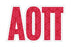 Alpha Omicron Pi Mascot Greek Letter Sticker 2.5" Tall Alpha Omicron Pi Mascot Greek Letter Sticker - 2.5