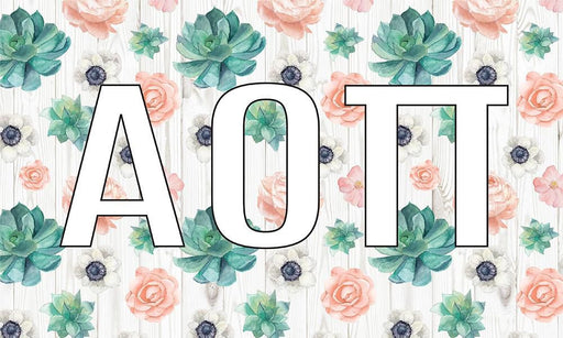Alpha Omicron Pi Alpha Omicron Pi New Succulent Flag