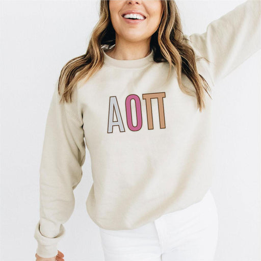 Alpha Omicron Pi Alpha Omicron Pi Nickname Crew Sweatshirts