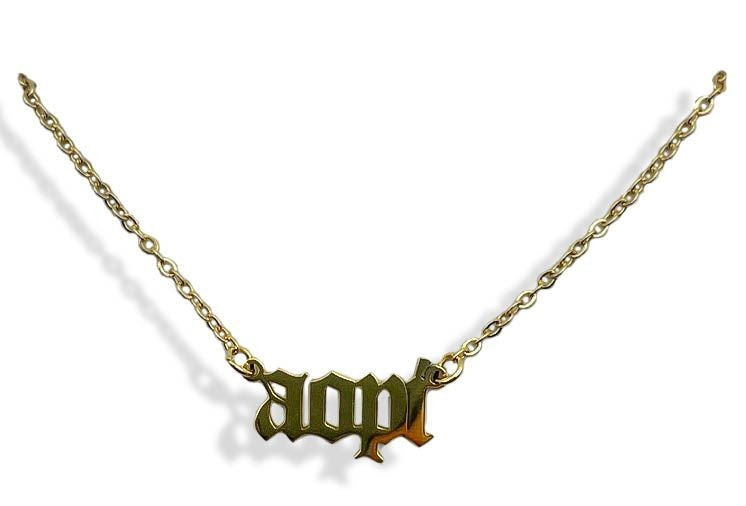 Alpha Omicron Pi Old English Necklaces Alpha Omicron Pi Old English Necklaces
