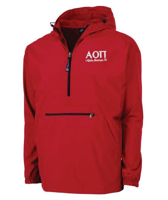 Alpha Omicron Pi Pack N Go Pullover Alpha Omicron Pi Pack-N-Go Pullover