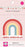 Alpha Omicron Pi Rainbow Retro Air Freshener Flowers & Sunshine Scent Alpha Omicron Pi Rainbow Retro Air Freshener - Flowers & Sunshine Scent