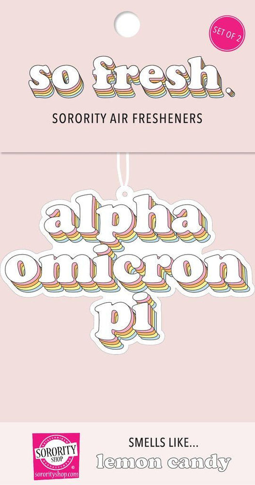 Alpha Omicron Pi Retro Air Freshener (2 Pack) Alpha Omicron Pi Retro Air Freshener (2 pack)