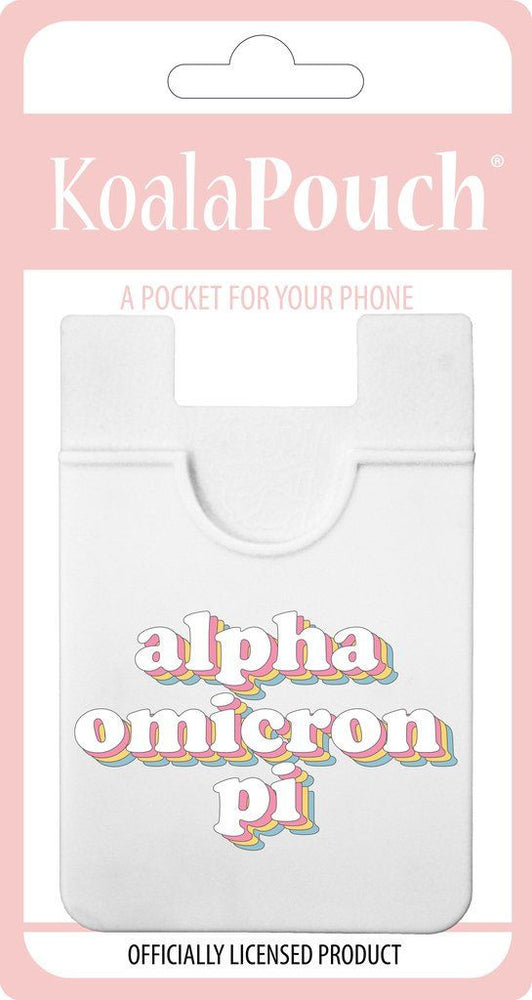 Alpha Omicron Pi Retro Koala Pouch Alpha Omicron Pi Retro Koala Pouch