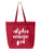Alpha Omicron Pi Script Tote Bag Alpha Omicron Pi Script Tote Bag