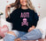 Alpha Omicron Pi Skull & Crossbones Crew Sweatshirt Alpha Omicron Pi Skull & Crossbones Crew Sweatshirt