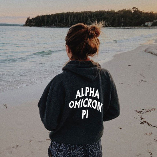 Alpha Omicron Pi Social Hoodie Alpha Omicron Pi Social Hoodie