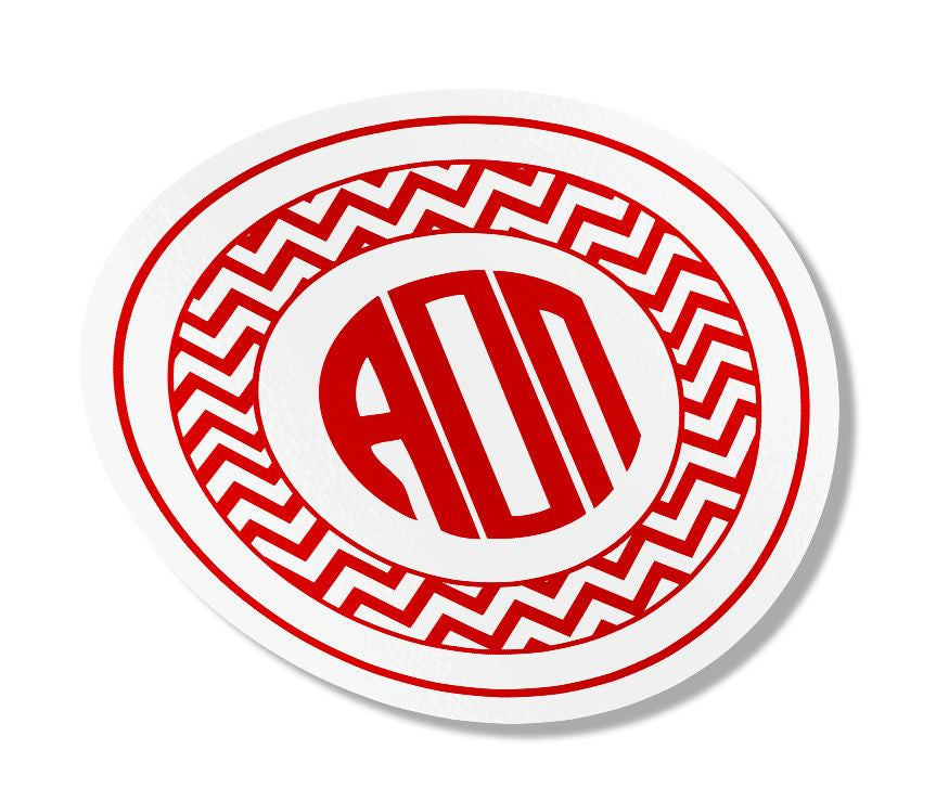 Alpha Omicron Pi Sorority Monogram Bumper Sticker Alpha Omicron Pi Sorority Monogram Bumper Sticker