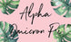 Alpha Omicron Pi Tropical Flag Alpha Omicron Pi Tropical Flag