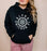 Printify Alpha Omicron Pi Unisex College Seal Hoodie Alpha Omicron Pi Unisex College Seal Hoodie
