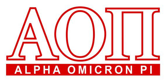 Alpha Omicron Pi Custom Sticker Personalized Alpha Omicron Pi Custom Sticker - Personalized