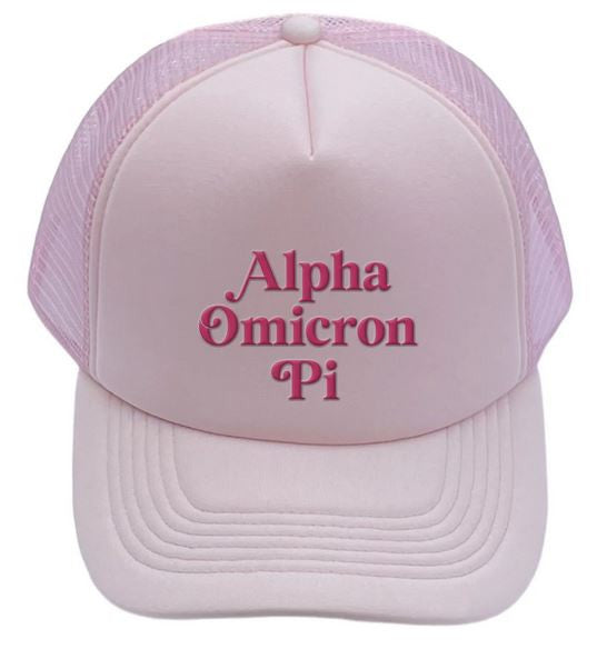 Alpha Omicron Pi New Trucker Caps Alpha Omicron Pi New Trucker Caps