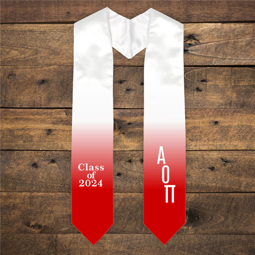 Alpha Omicron Pi Alpha Omicron Pi Extra Fancy Classic Greek Graduation Stole
