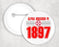 Alpha Omicron Pi Stripe Est Pin Buttons Alpha Omicron Pi Stripe Established Pin Buttons