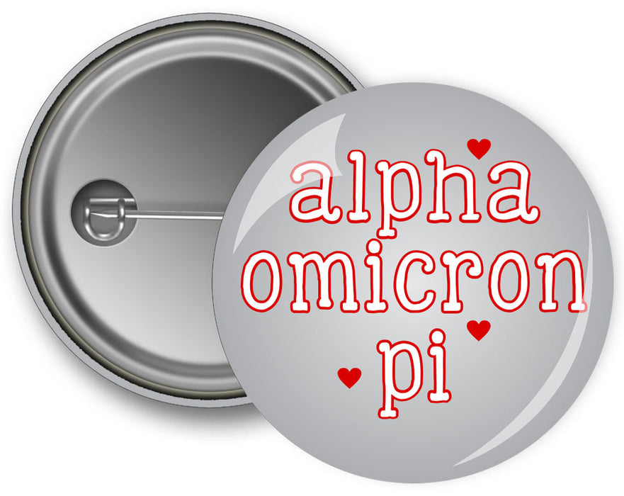 Alpha Omicron Pi Cutie Button Alpha Omicron Pi Cutie Button