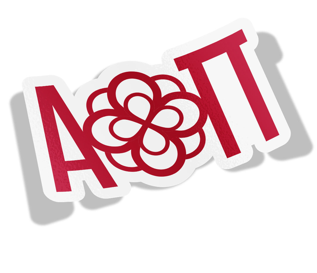 Alpha Omicron Pi Top Selling Sticker Alpha Omicron Pi Top Selling Sticker